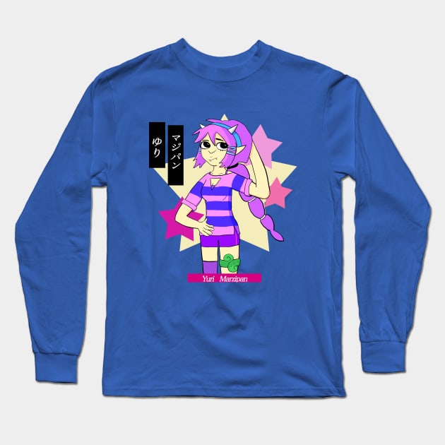 Yuri Marzipan the Oni - Cute Preppy (pastel complementary Long Sleeve T-Shirt by VixenwithStripes